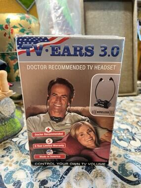 TV Ears 3.0 Wireless Voice Clarifying Headset TV Dr Recommended USA Made